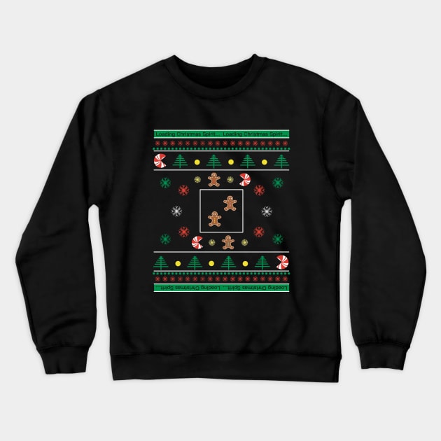 My Christmas Spirit - Humor Video Game Crewneck Sweatshirt by Creasorz